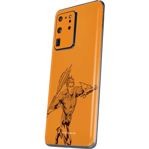 DC Comics Aquaman Comic Pop Galaxy S20 Ultra 5G Skin